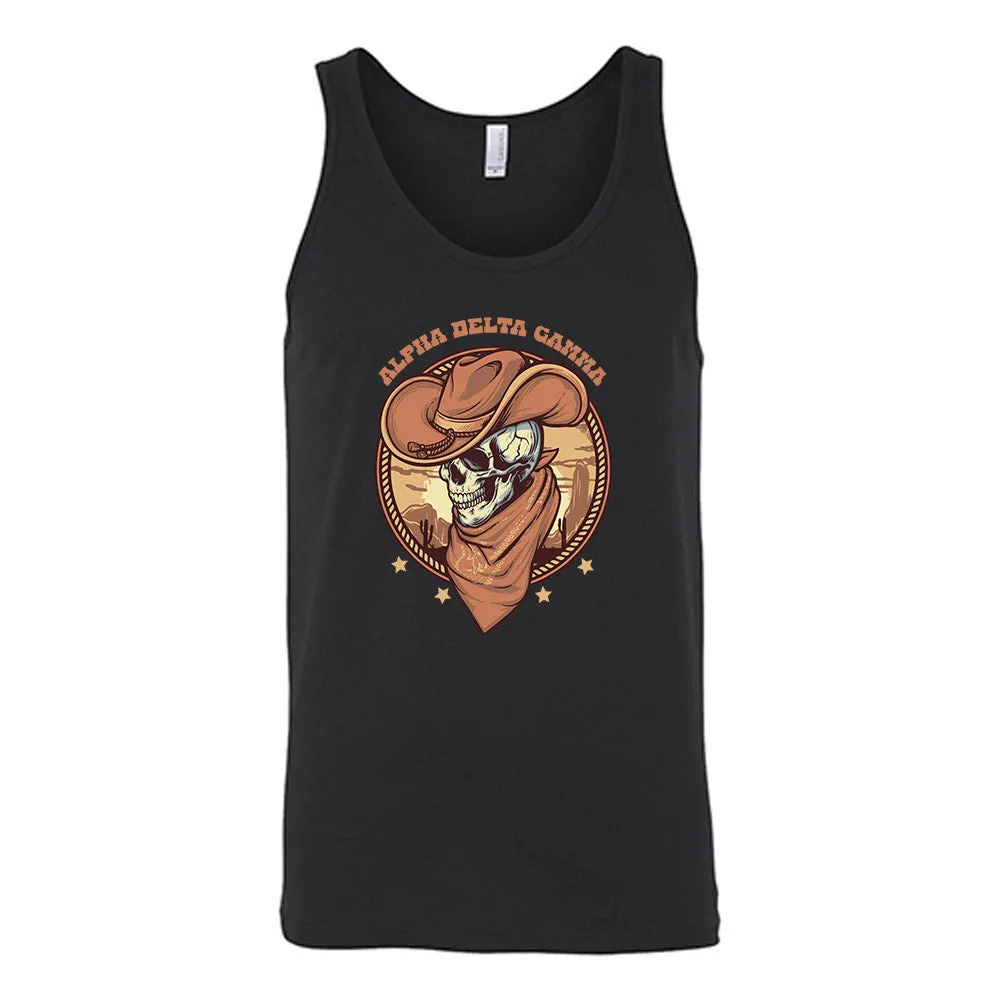 Alpha Delta Gamma Outlaw Unisex Jersey Tank Tank Top