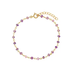 Amethyst Rosary Bracelet