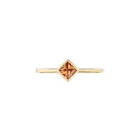 Atlantis Stacking Ring - Orange Sapphire