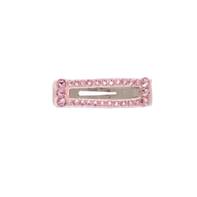 Bari Lynn Rectangle Clip - Light Pink