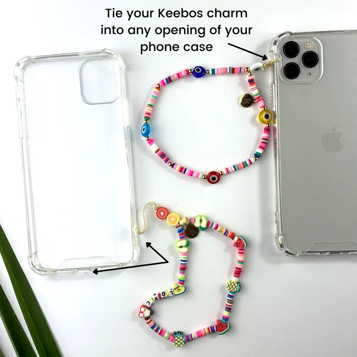 Beaded Phone Strap - Love