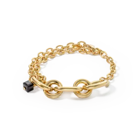 Bracelet Chunky Chain gold-black