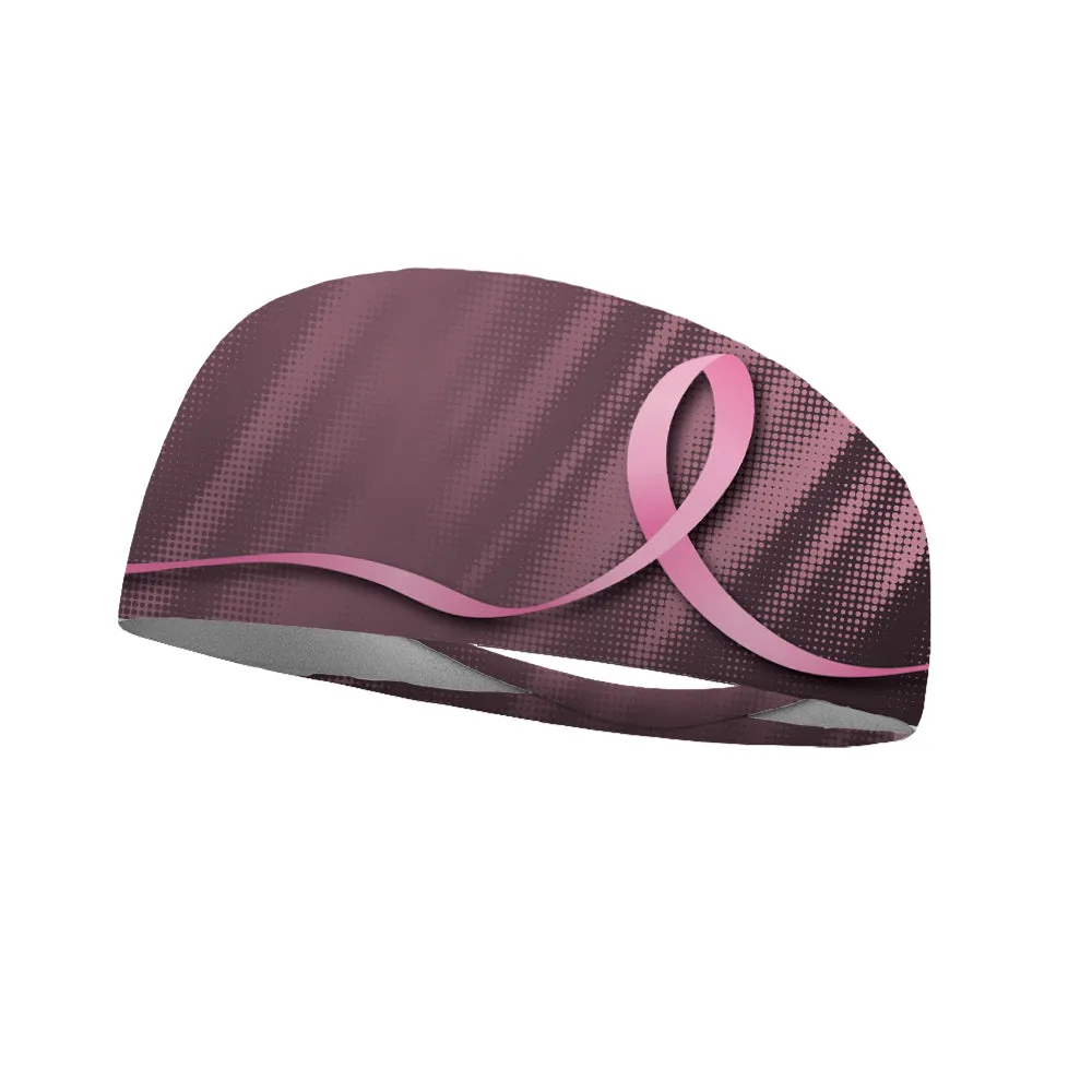 Cancer Ribbon Collection Performance Wicking Headband (Multiple Colors Available)