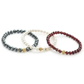 Caviar Icon Gemstone Bracelet Gift Set