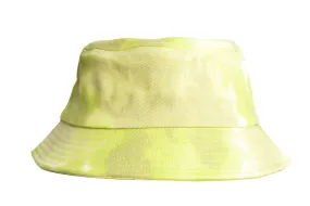 Chapeau bob effet tie-dye jaune