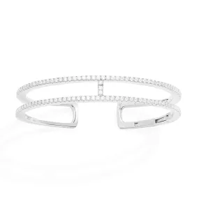 Double Line Pavé Cuff