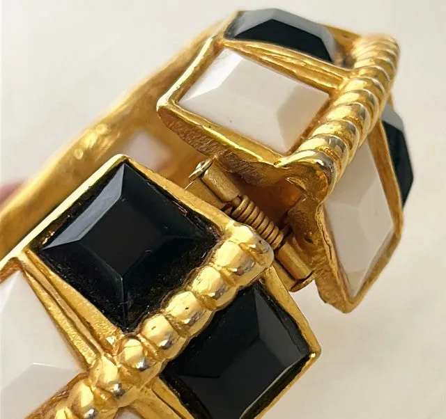 Fantastic large chunky statement bracelet by Kenneth Lane