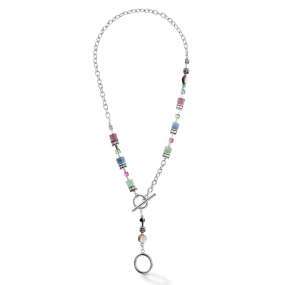 GeoCUBE® Fusion necklace Multicolour Gemstone