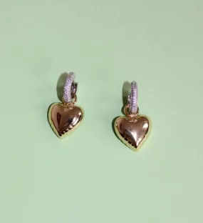 Glitch Heart Earrings