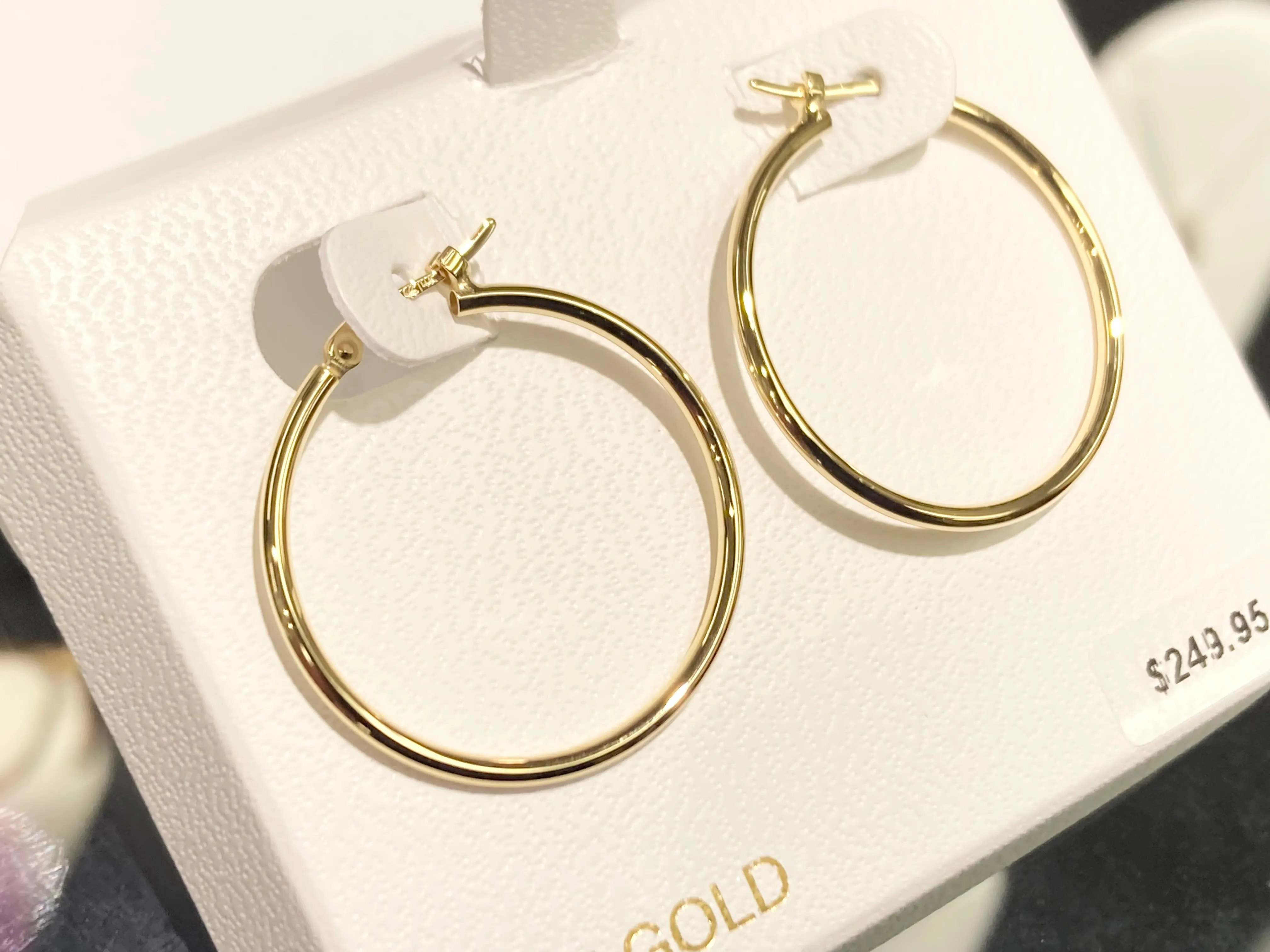 Gold Hoop Earrings