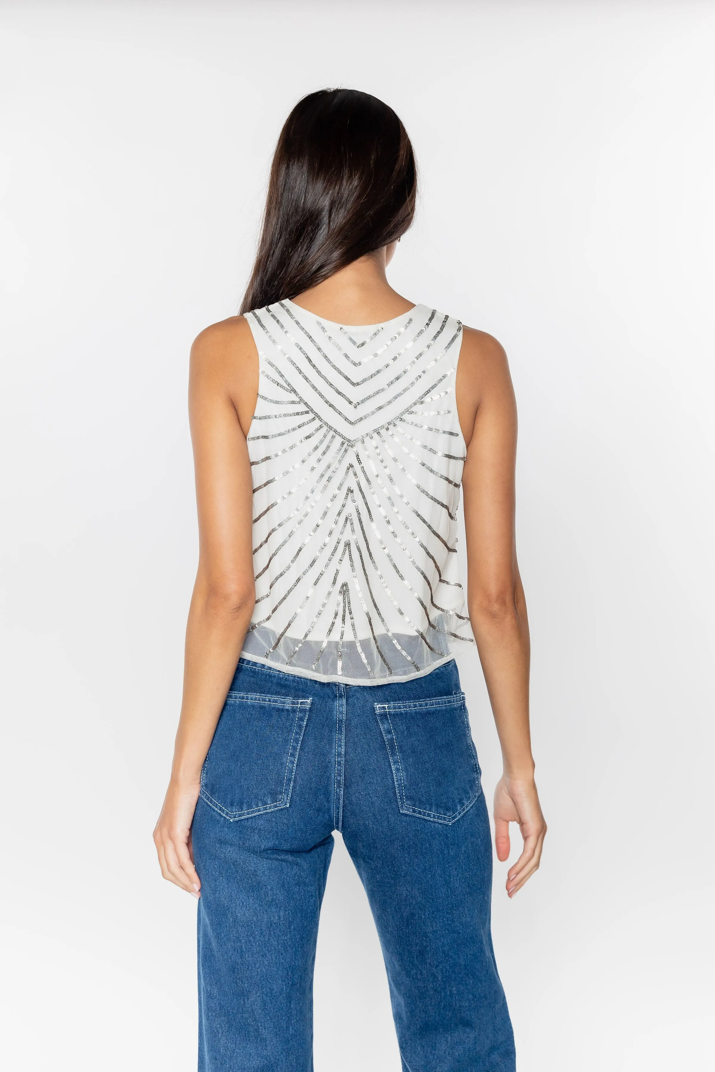 Jules Beaded Crop