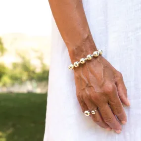 Large Ball Sterling Silver Bracelet