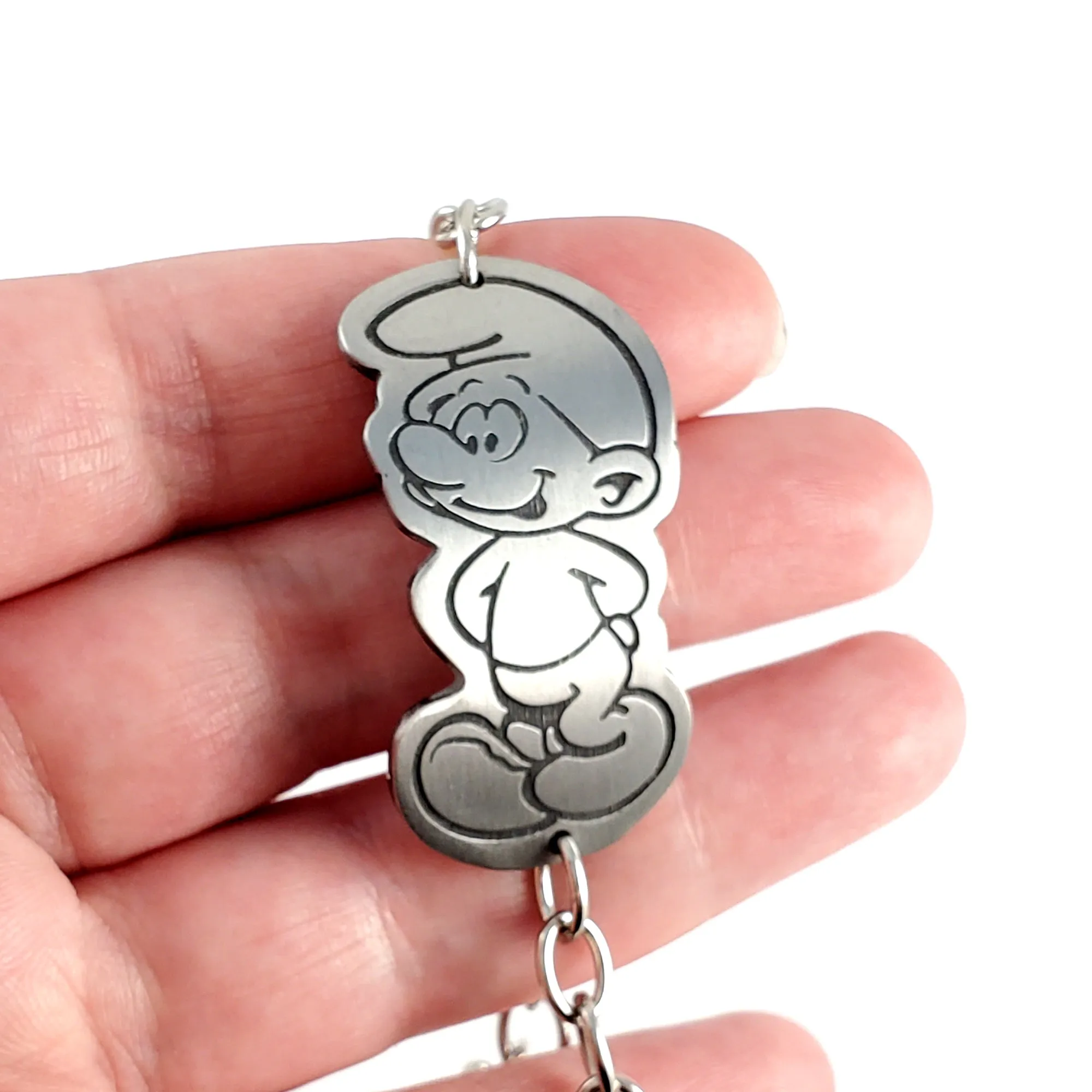 Peyo Smurfs Stainless Steel Spoon Bracelet