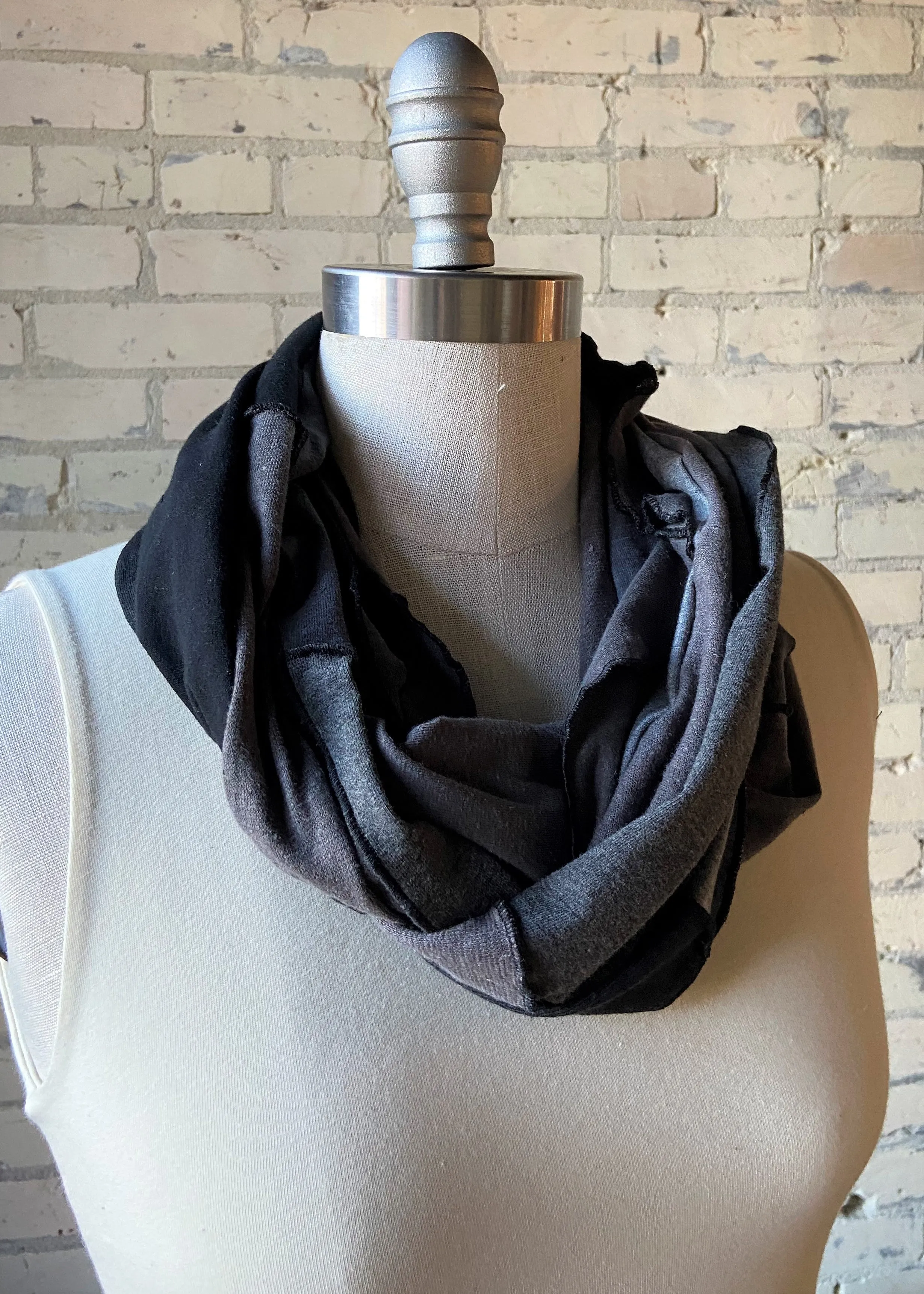 Shades of Gray Infinity Scarf