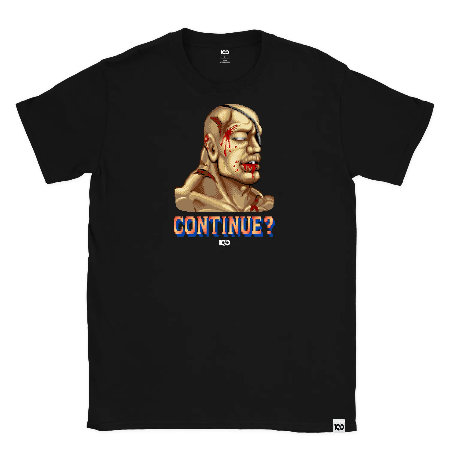 STREET FIGHTER 'Continue? Sagat' t-shirt - Black