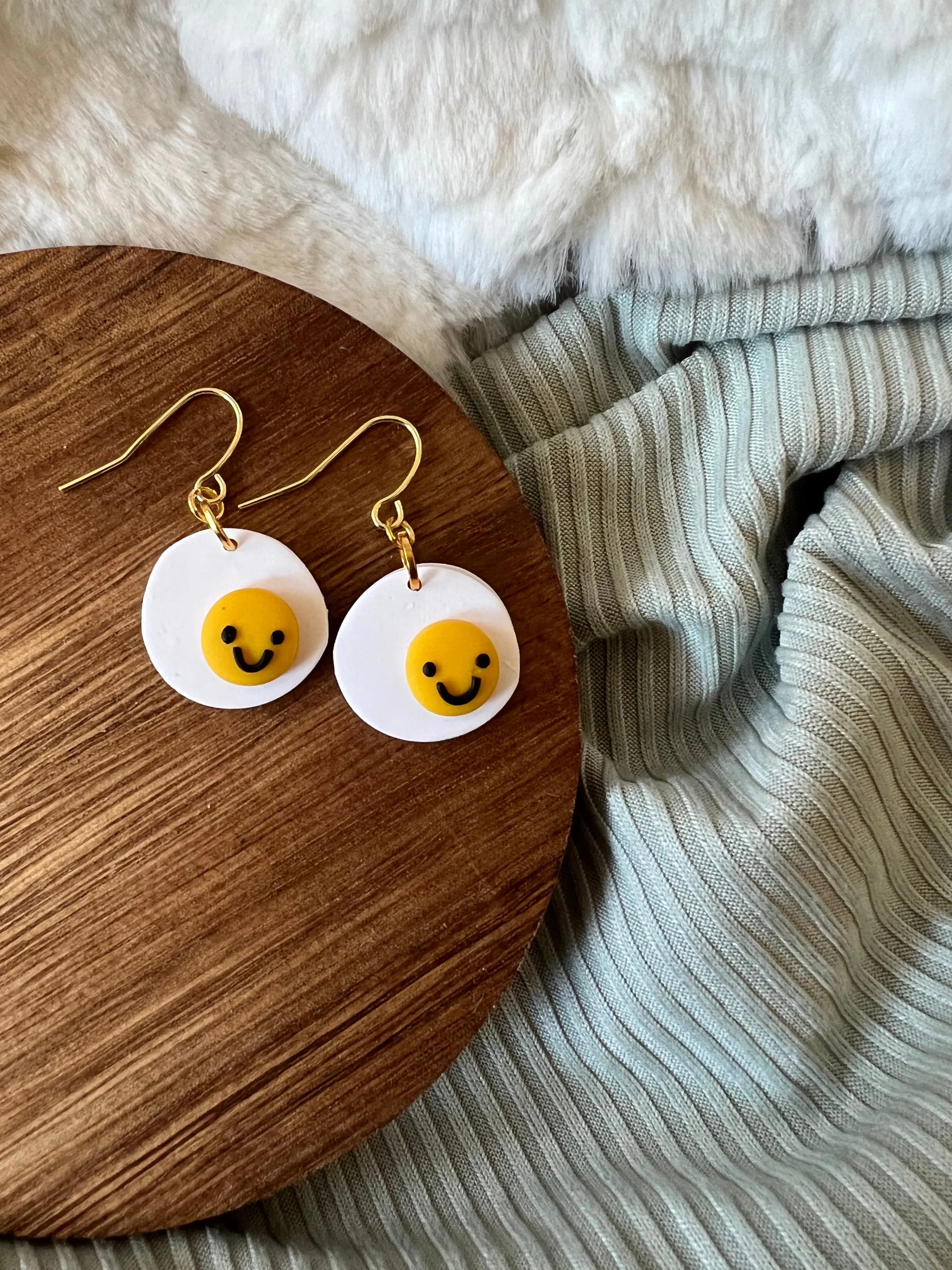 Teddy the Toast Earrings