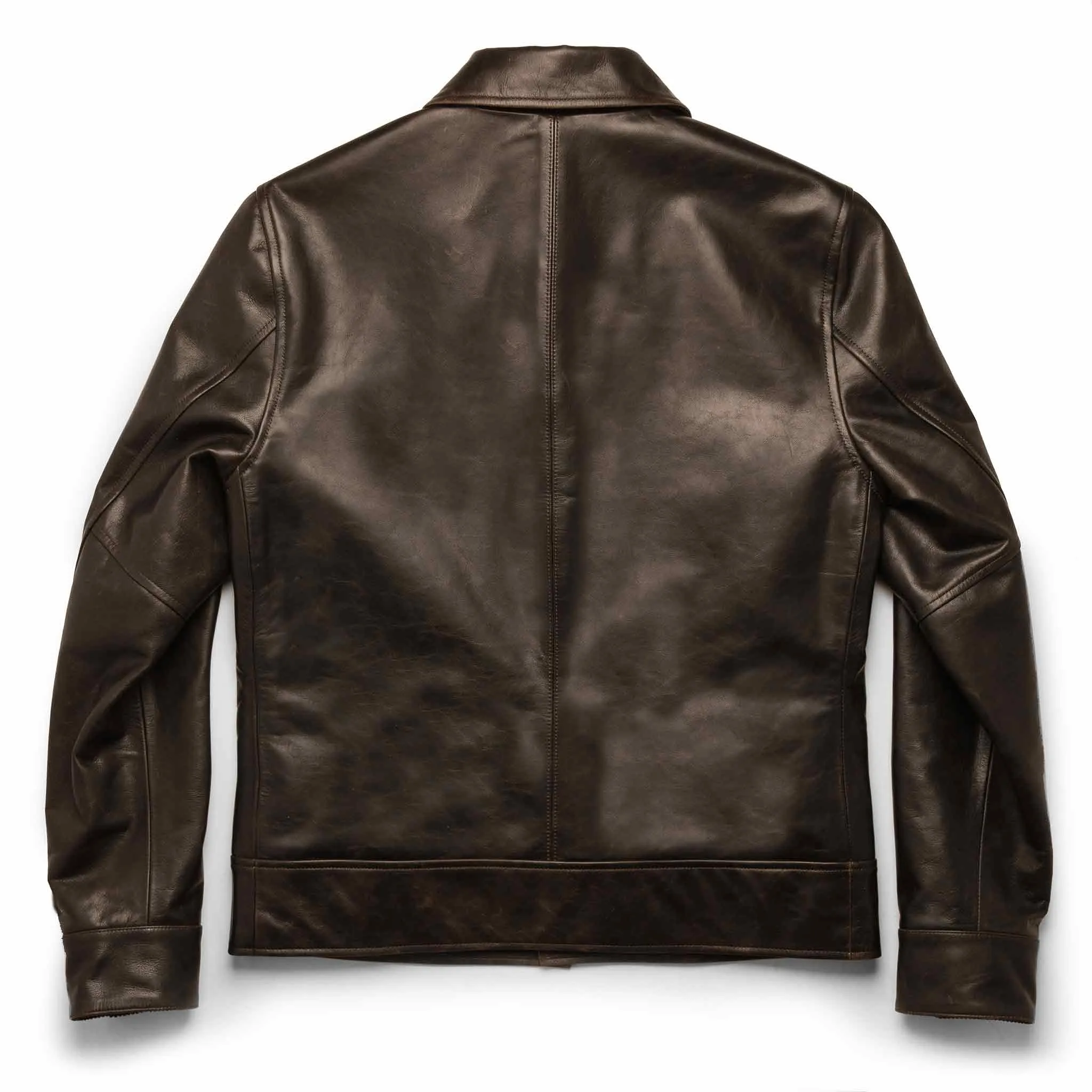 The Cuyama Jacket in Cola Leather