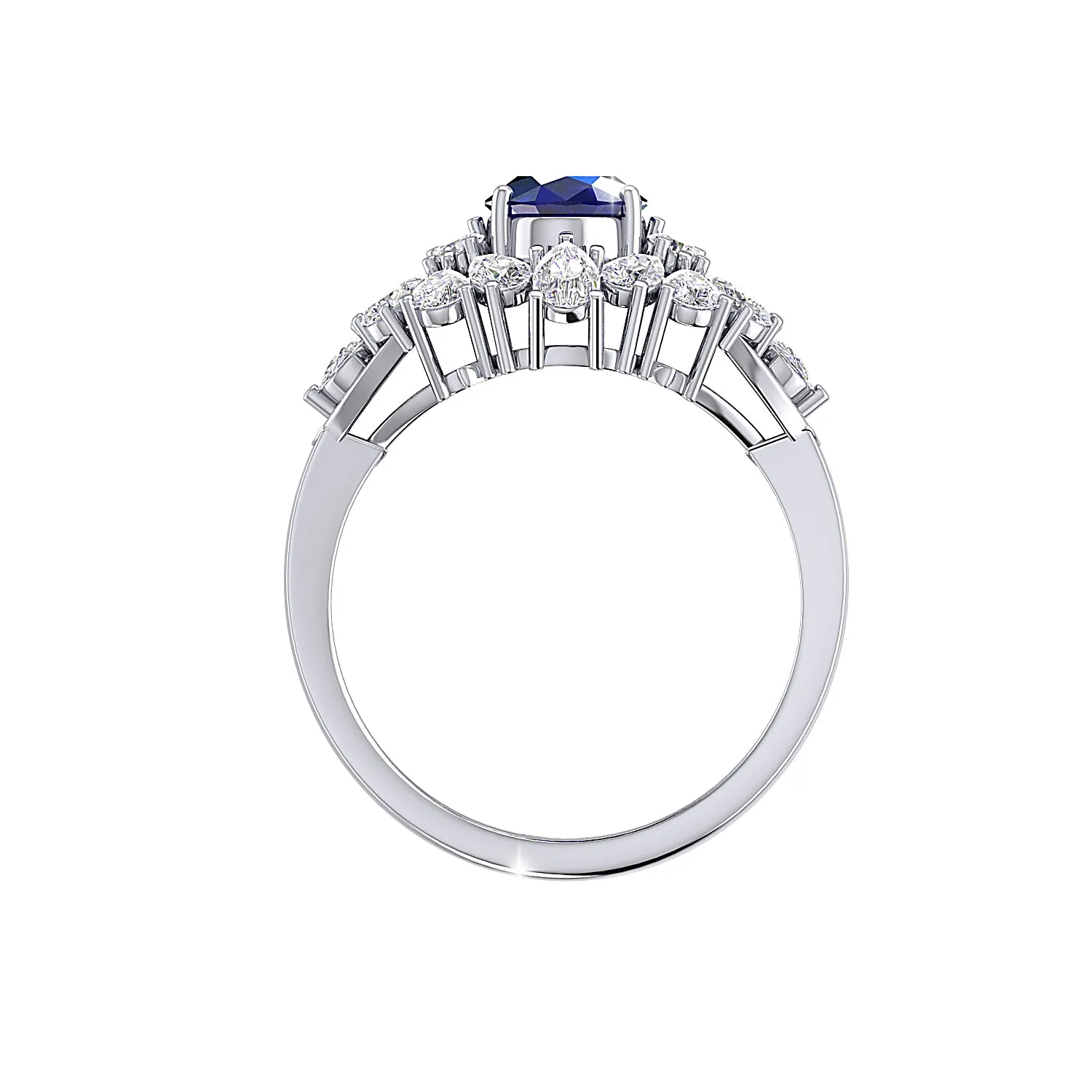 THE SAPPHIRE FLURRY RING