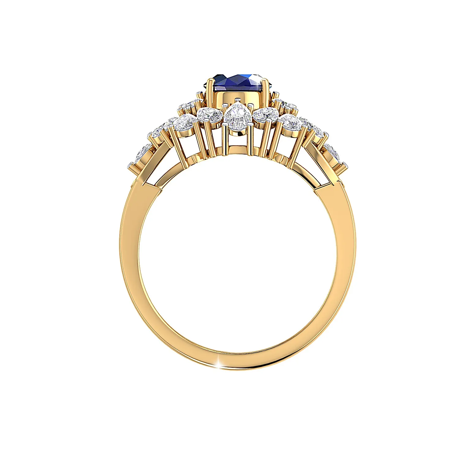 THE SAPPHIRE FLURRY RING