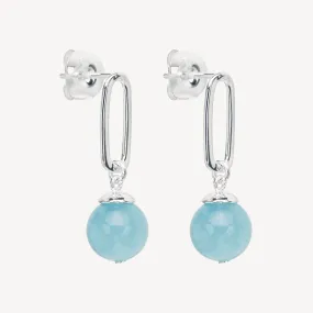 Ulysses Aquamarine Earrings