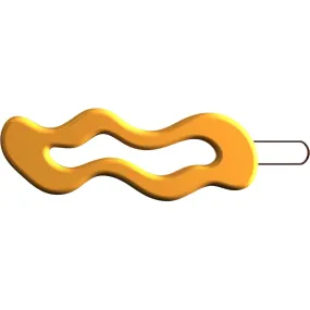 Wave | Hair Clip - Mellow Yellow