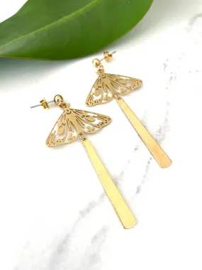 Whimsical Moth Dangles